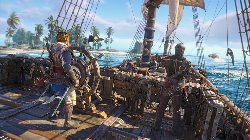 AC Black Flag Resynced Jackdaw ship upgrades — naval combat